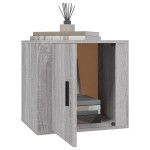 vidaXL Noptiere, 2 buc., gri sonoma, 50x39x47 cm vidaXL Noptiere, 2 buc., gri sonoma, 50x39x47 cm
