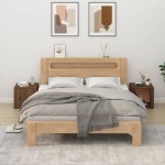 vidaXL Noptiere, 2 buc., stejar maro, 50x39x47 cm vidaXL Noptiere, 2 buc., stejar maro, 50x39x47 cm