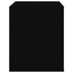 vidaXL Noptieră, negru, 50x39x47 cm vidaXL Noptieră, negru, 50x39x47 cm