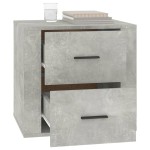 vidaXL Noptieră, gri beton, 50x39x47 cm vidaXL Noptieră, gri beton, 50x39x47 cm