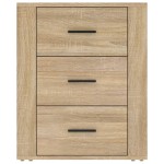 vidaXL Noptieră, stejar sonoma, 50x36x60 cm, lemn prelucrat vidaXL Noptieră, stejar sonoma, 50x36x60 cm, lemn prelucrat