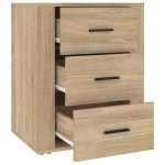 vidaXL Noptieră, stejar sonoma, 50x36x60 cm, lemn prelucrat vidaXL Noptieră, stejar sonoma, 50x36x60 cm, lemn prelucrat