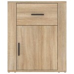 vidaXL Noptieră, stejar sonoma, 50x36x60 cm, lemn prelucrat vidaXL Noptieră, stejar sonoma, 50x36x60 cm, lemn prelucrat