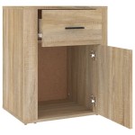 vidaXL Noptieră, stejar sonoma, 50x36x60 cm, lemn prelucrat vidaXL Noptieră, stejar sonoma, 50x36x60 cm, lemn prelucrat