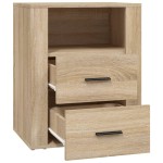 vidaXL Noptieră, stejar sonoma, 50x36x60 cm, lemn prelucrat vidaXL Noptieră, stejar sonoma, 50x36x60 cm, lemn prelucrat