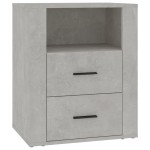 vidaXL Noptieră, gri beton, 50x36x60 cm, lemn prelucrat