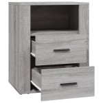 vidaXL Noptieră, gri sonoma, 50x36x60 cm, lemn prelucrat