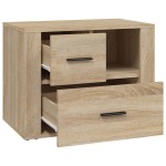 vidaXL Noptieră, stejar sonoma, 60x36x45 cm, lemn prelucrat vidaXL Noptieră, stejar sonoma, 60x36x45 cm, lemn prelucrat