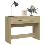vidaXL Măsuță consolă, stejar sonoma, 100x39x75 cm, lemn prelucrat vidaXL Măsuță consolă, stejar sonoma, 100x39x75 cm, lemn prelucrat