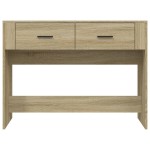 vidaXL Măsuță consolă, stejar sonoma, 100x39x75 cm, lemn prelucrat vidaXL Măsuță consolă, stejar sonoma, 100x39x75 cm, lemn prelucrat