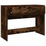 vidaXL Măsuță consolă, stejar fumuriu, 100x39x75 cm, lemn prelucrat vidaXL Măsuță consolă, stejar fumuriu, 100x39x75 cm, lemn prelucrat