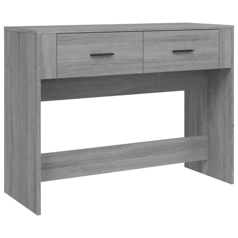 vidaXL Măsuță consolă, gri sonoma, 100x39x75 cm, lemn prelucrat