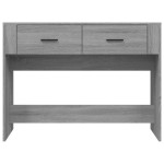 vidaXL Măsuță consolă, gri sonoma, 100x39x75 cm, lemn prelucrat vidaXL Măsuță consolă, gri sonoma, 100x39x75 cm, lemn prelucrat