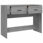 vidaXL Măsuță consolă, gri sonoma, 100x39x75 cm, lemn prelucrat vidaXL Măsuță consolă, gri sonoma, 100x39x75 cm, lemn prelucrat