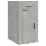 vidaXL Dulap de birou, gri beton, 40x49x75 cm, lemn prelucrat
