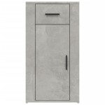 vidaXL Dulap de birou, gri beton, 40x49x75 cm, lemn prelucrat