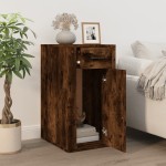 vidaXL Dulap de birou, stejar fumuriu, 40x49x75 cm, lemn prelucrat vidaXL Dulap de birou, stejar fumuriu, 40x49x75 cm, lemn prelucrat