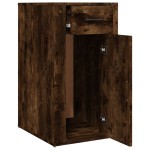 vidaXL Dulap de birou, stejar fumuriu, 40x49x75 cm, lemn prelucrat vidaXL Dulap de birou, stejar fumuriu, 40x49x75 cm, lemn prelucrat