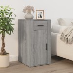vidaXL Dulap de birou, gri sonoma, 40x49x75 cm, lemn prelucrat vidaXL Dulap de birou, gri sonoma, 40x49x75 cm, lemn prelucrat