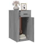 vidaXL Dulap de birou, gri sonoma, 40x49x75 cm, lemn prelucrat vidaXL Dulap de birou, gri sonoma, 40x49x75 cm, lemn prelucrat