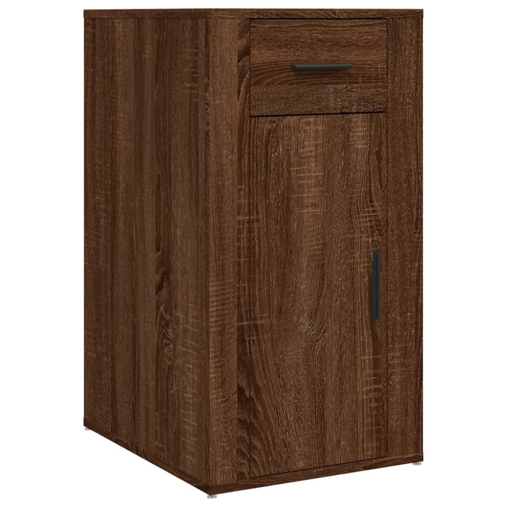 vidaXL Dulap de birou, stejar maro, 40x49x75 cm, lemn prelucrat