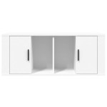 vidaXL Comodă TV, alb, 100x35x40 cm, lemn prelucrat vidaXL Comodă TV, alb, 100x35x40 cm, lemn prelucrat