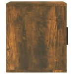 vidaXL Comodă TV, stejar fumuriu, 100x35x40 cm, lemn prelucrat vidaXL Comodă TV, stejar fumuriu, 100x35x40 cm, lemn prelucrat