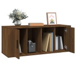 vidaXL Comodă TV, stejar maro, 100x35x40 cm, lemn prelucrat
