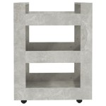 vidaXL Cărucior de bucătărie gri beton 60x45x80 cm lemn prelucrat vidaXL Cărucior de bucătărie gri beton 60x45x80 cm lemn prelucrat