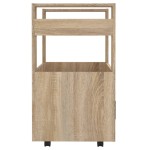 vidaXL Cărucior de bucătărie stejar sonoma 60x45x80 cm lemn prelucrat vidaXL Cărucior de bucătărie stejar sonoma 60x45x80 cm lemn prelucrat