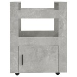 vidaXL Cărucior de bucătărie gri beton 60x45x80 cm lemn prelucrat vidaXL Cărucior de bucătărie gri beton 60x45x80 cm lemn prelucrat