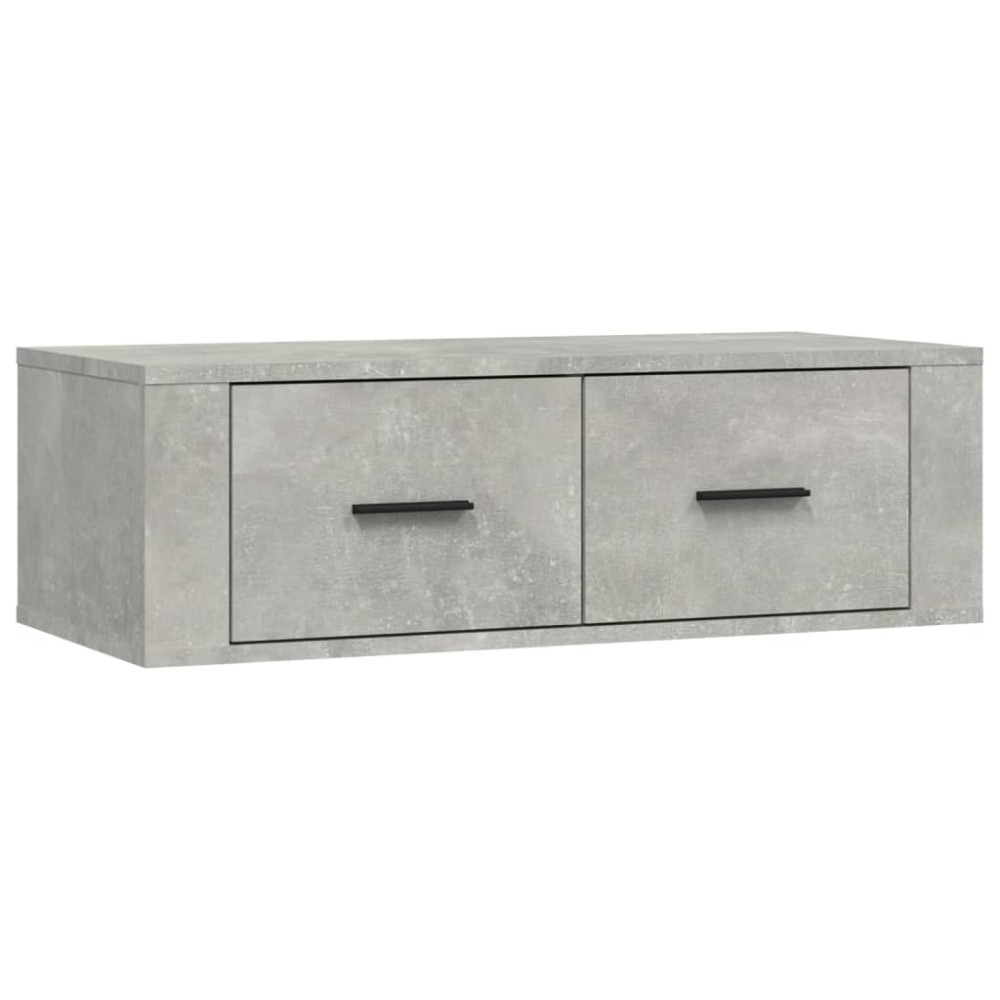 vidaXL Dulap TV suspendat, gri beton, 80x36x25 cm, lemn compozit