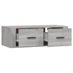 vidaXL Dulap TV suspendat, gri sonoma, 80x36x25 cm, lemn prelucrat vidaXL Dulap TV suspendat, gri sonoma, 80x36x25 cm, lemn prelucrat