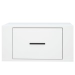 vidaXL Noptiere de perete, 2 buc., alb, 50x36x25 cm