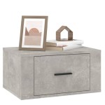 vidaXL Noptieră de perete, gri beton, 50x36x25 cm vidaXL Noptieră de perete, gri beton, 50x36x25 cm