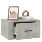 vidaXL Noptieră de perete, gri beton, 50x36x25 cm vidaXL Noptieră de perete, gri beton, 50x36x25 cm