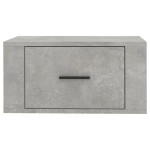 vidaXL Noptieră de perete, gri beton, 50x36x25 cm vidaXL Noptieră de perete, gri beton, 50x36x25 cm