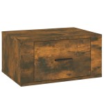 vidaXL Noptiere de perete, 2 buc., stejar fumuriu, 50x36x25 cm