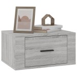 vidaXL Noptieră de perete, gri sonoma, 50x36x25 cm vidaXL Noptieră de perete, gri sonoma, 50x36x25 cm