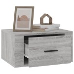 vidaXL Noptieră de perete, gri sonoma, 50x36x25 cm vidaXL Noptieră de perete, gri sonoma, 50x36x25 cm