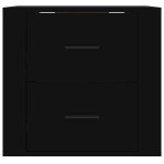 vidaXL Noptiere de perete, negru, 50x36x47 cm