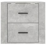 vidaXL Noptieră de perete, gri beton, 50x36x47 cm vidaXL Noptieră de perete, gri beton, 50x36x47 cm