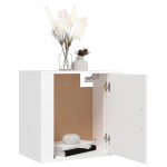 vidaXL Noptiere de perete, 2 buc., alb, 50x36x47 cm