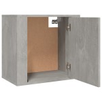vidaXL Noptieră de perete, gri beton, 50x30x47 cm vidaXL Noptieră de perete, gri beton, 50x30x47 cm
