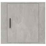 vidaXL Noptiere de perete, 2 buc., gri beton, 50x30x47 cm