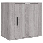 vidaXL Noptiere de perete, 2 buc., gri sonoma, 50x30x47 cm