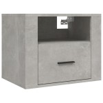 vidaXL Noptieră de perete, gri beton, 50x36x40 cm vidaXL Noptieră de perete, gri beton, 50x36x40 cm