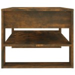 vidaXL Măsuță de cafea, stejar fumuriu, 102x55x45 cm, lemn prelucrat vidaXL Măsuță de cafea, stejar fumuriu, 102x55x45 cm, lemn prelucrat