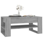 vidaXL Măsuță de cafea, gri sonoma, 102x55x45 cm, lemn prelucrat