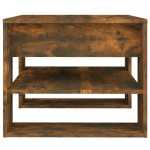 vidaXL Măsuță de cafea, stejar fumuriu, 55,5x55x45 cm, lemn prelucrat vidaXL Măsuță de cafea, stejar fumuriu, 55,5x55x45 cm, lemn prelucrat